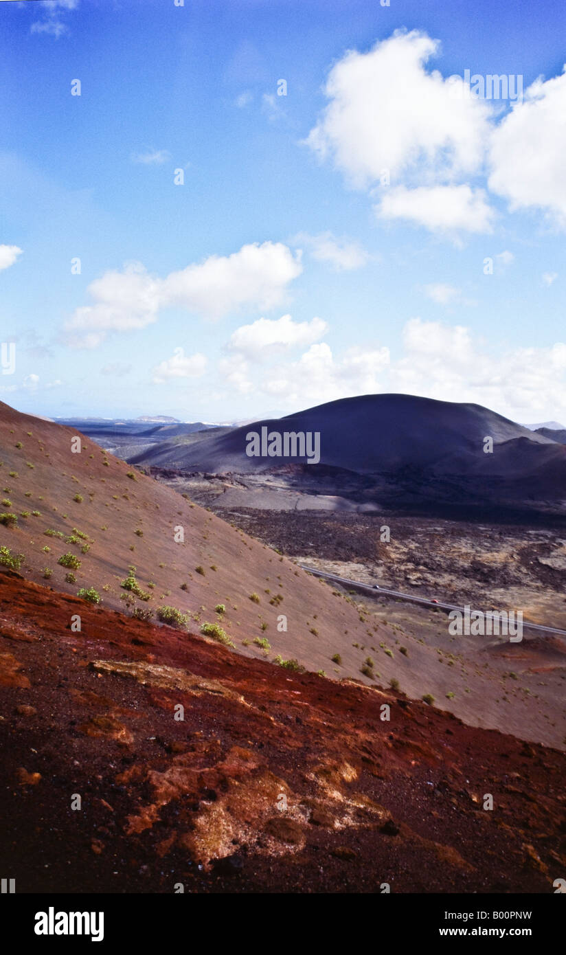 Nationalpark Timanfaya Lanzarote Stockfoto