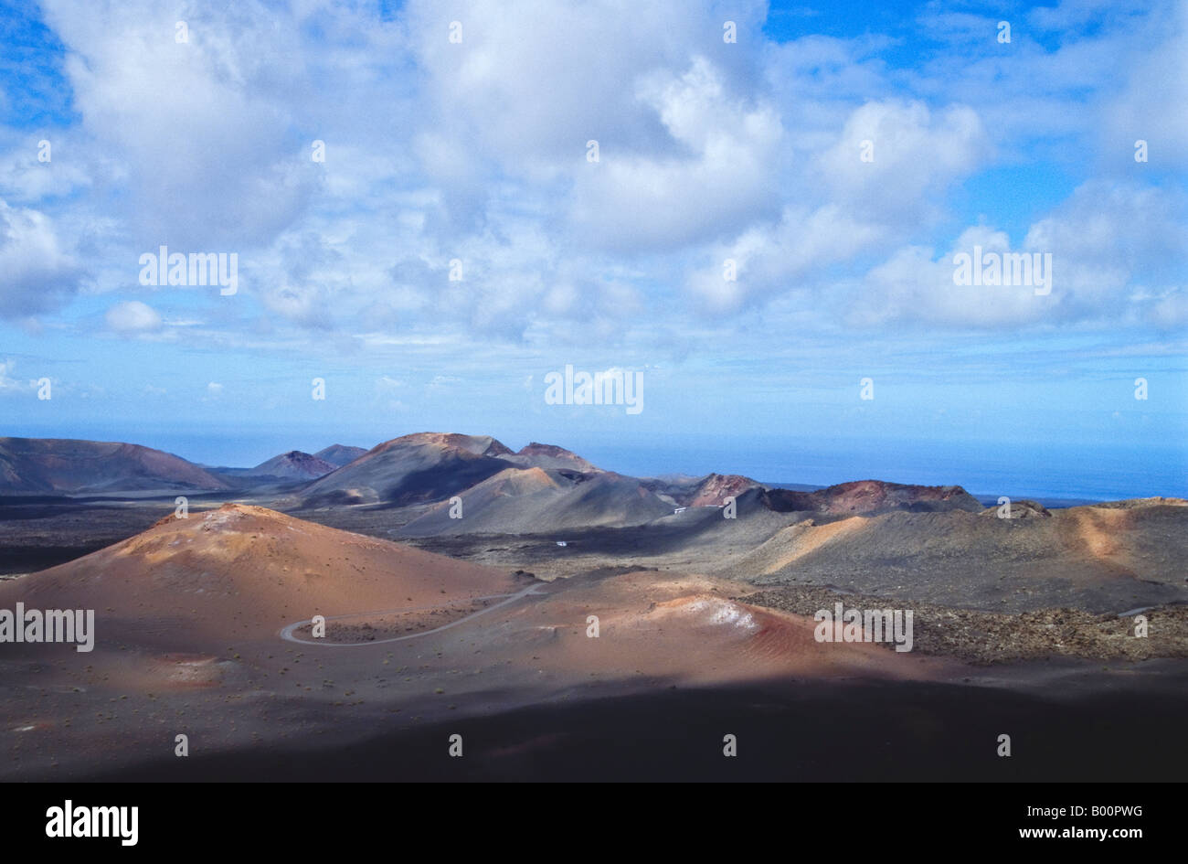 Nationalpark Timanfaya Lanzarote Stockfoto