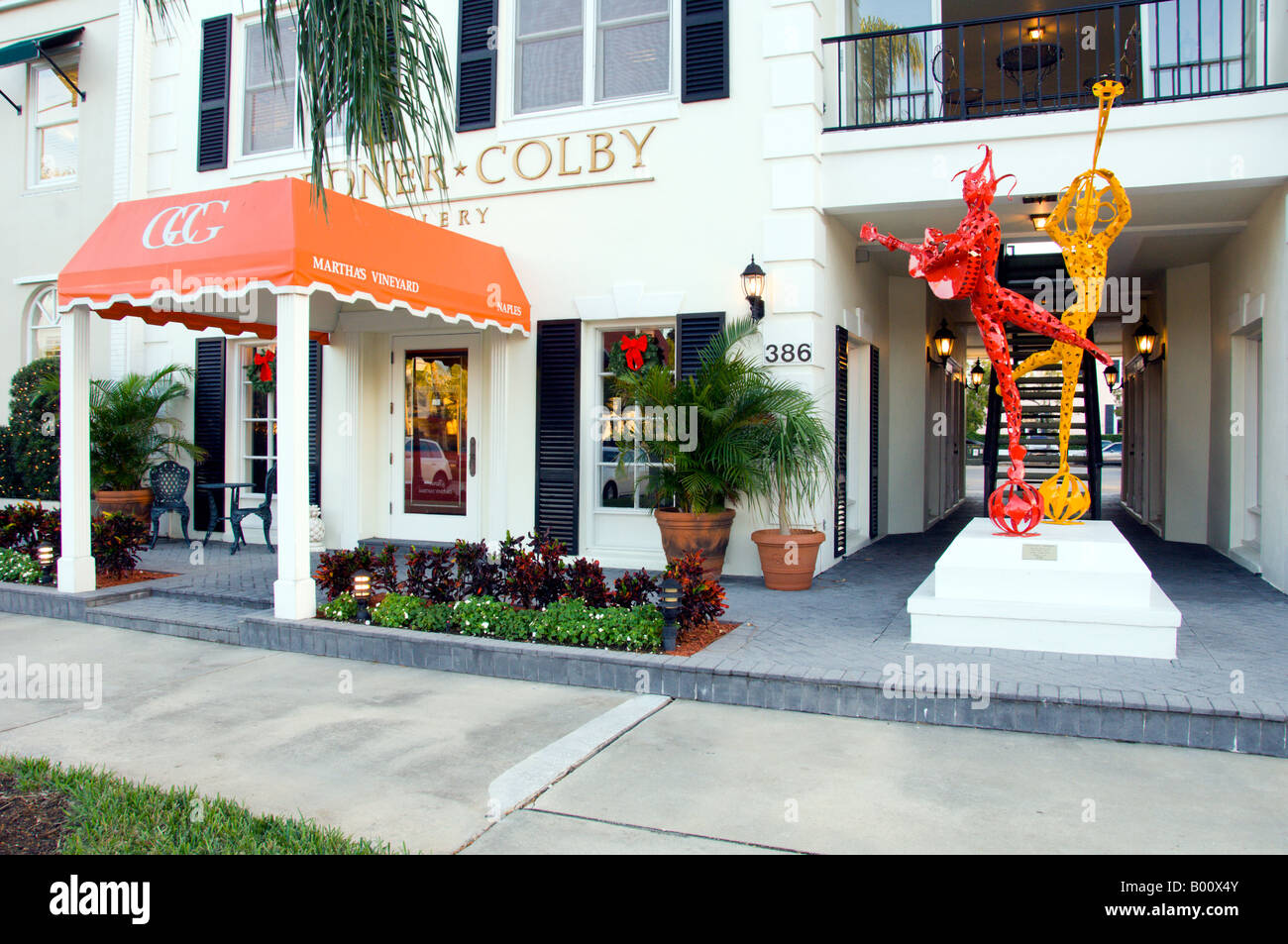 Die Gardner Colby Kunstgalerie in Naples Florida USA Stockfoto