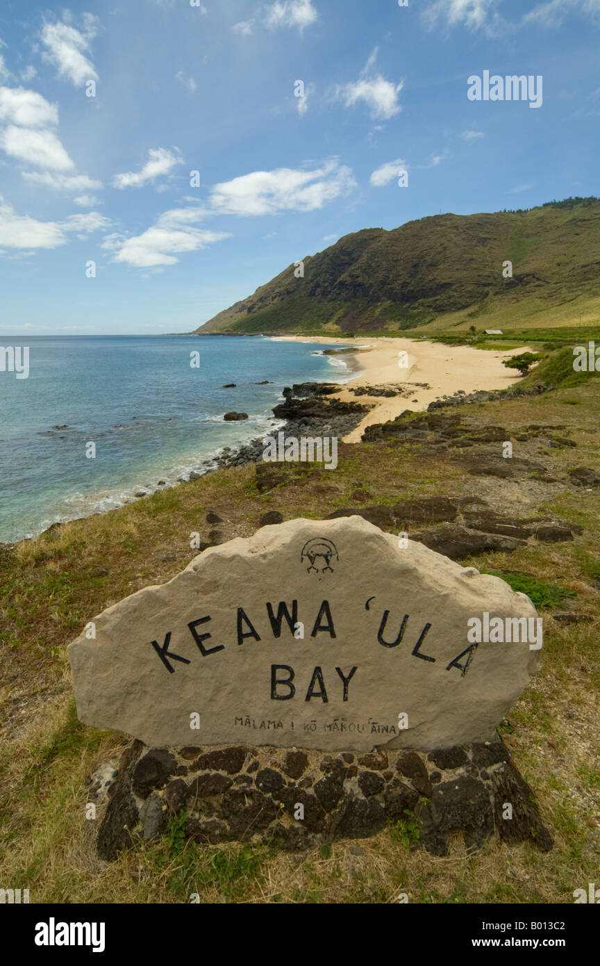 Keawa Ula Bucht Auf Der Westseite Von Oahu In Hawaii Stockfotografie Alamy