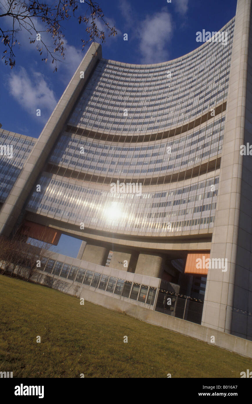 UN-Zentrum in Wien Stockfoto