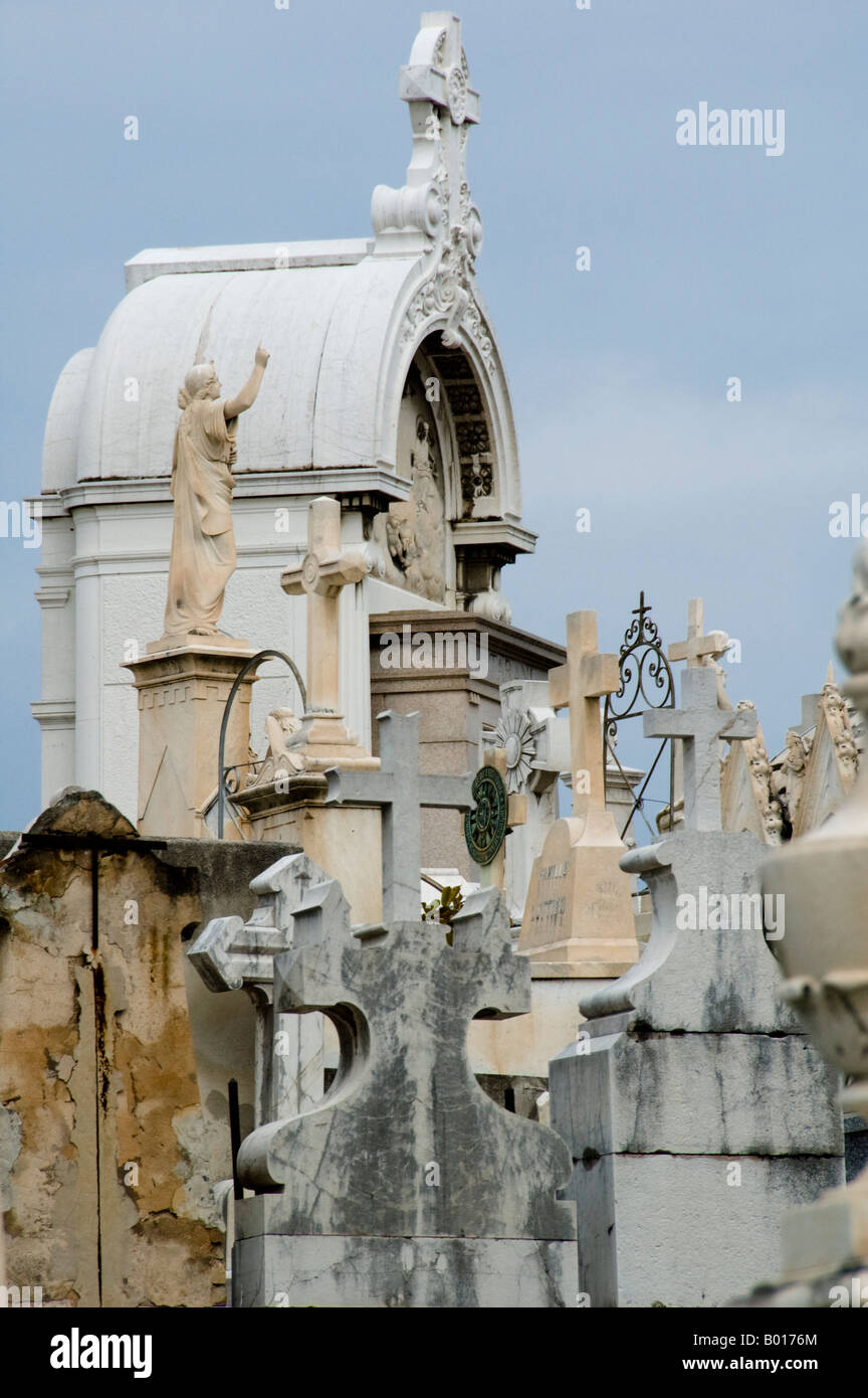 Cimetière Israelit du Château in Nizza, Côte d ' Azur, Frankreich Stockfoto