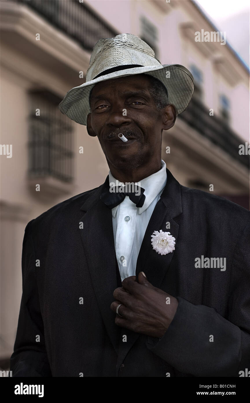 Porträt eines kubanischen Gentleman Stockfoto