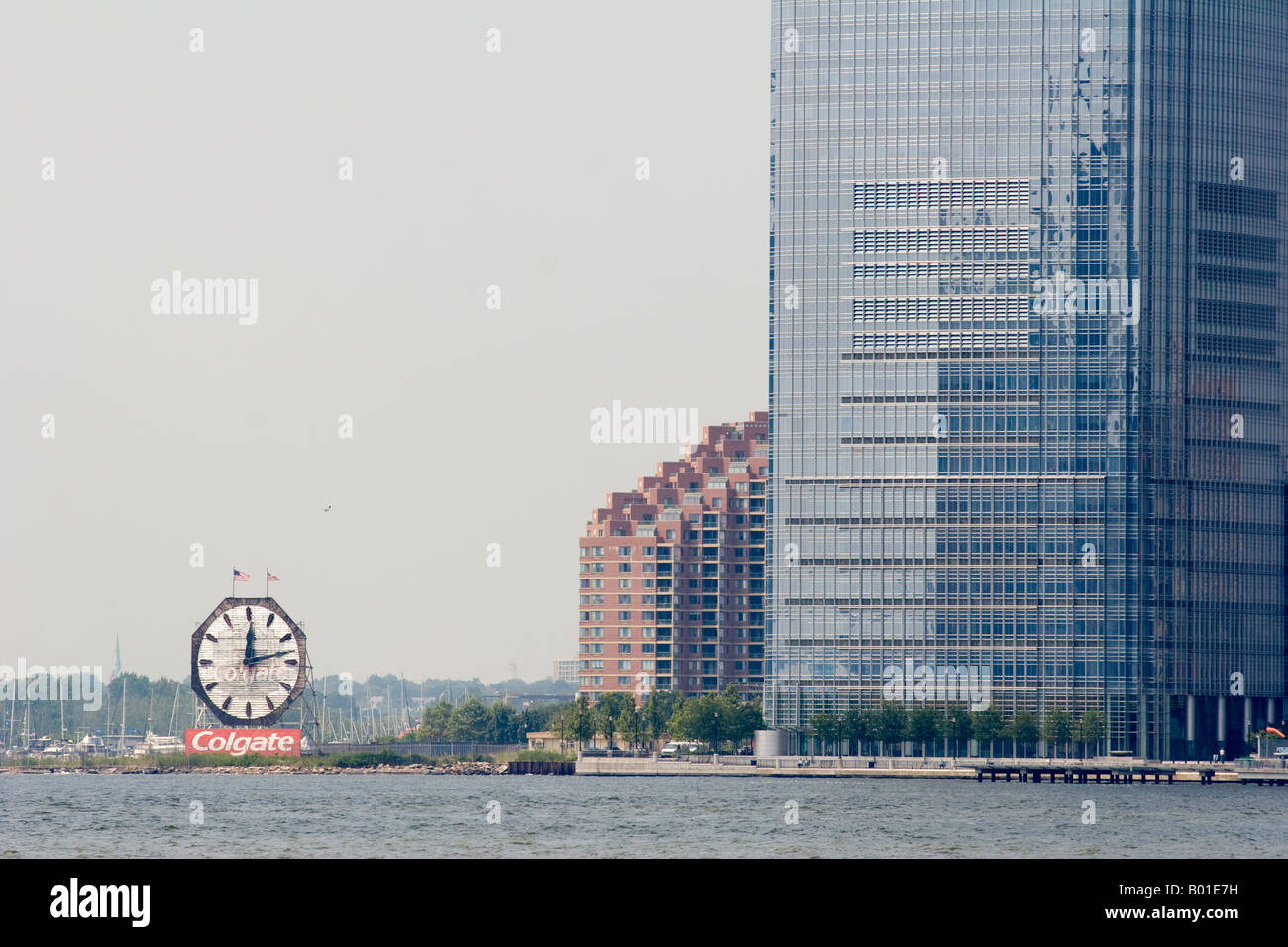 Colgate Clock in Jersey City, New Jersey, USA Stockfoto