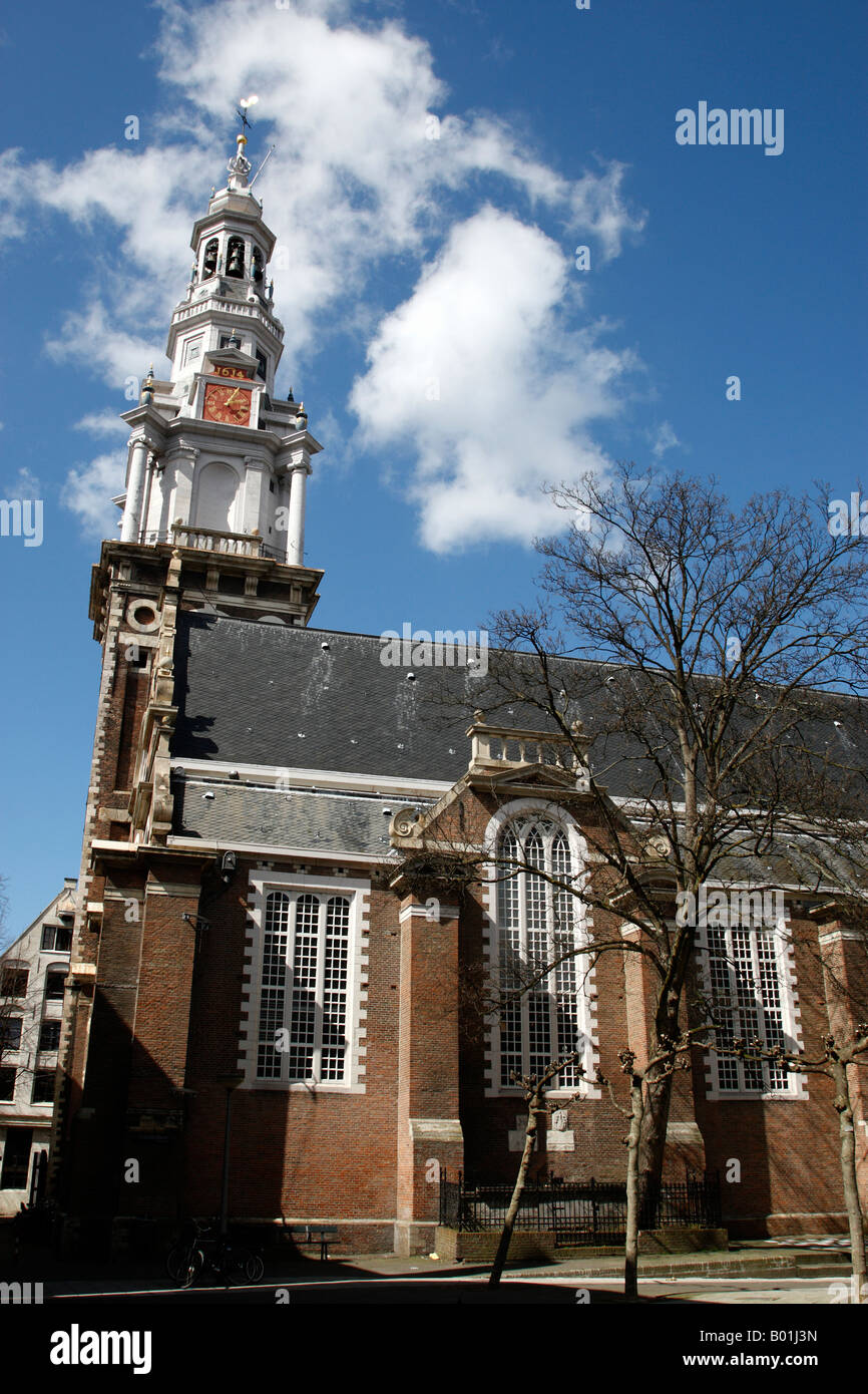 die Zuiderkerk oder südlichen Kirche Zuiderkerkhof-Amsterdam-Niederlande-Nord-Holland-Europa Stockfoto
