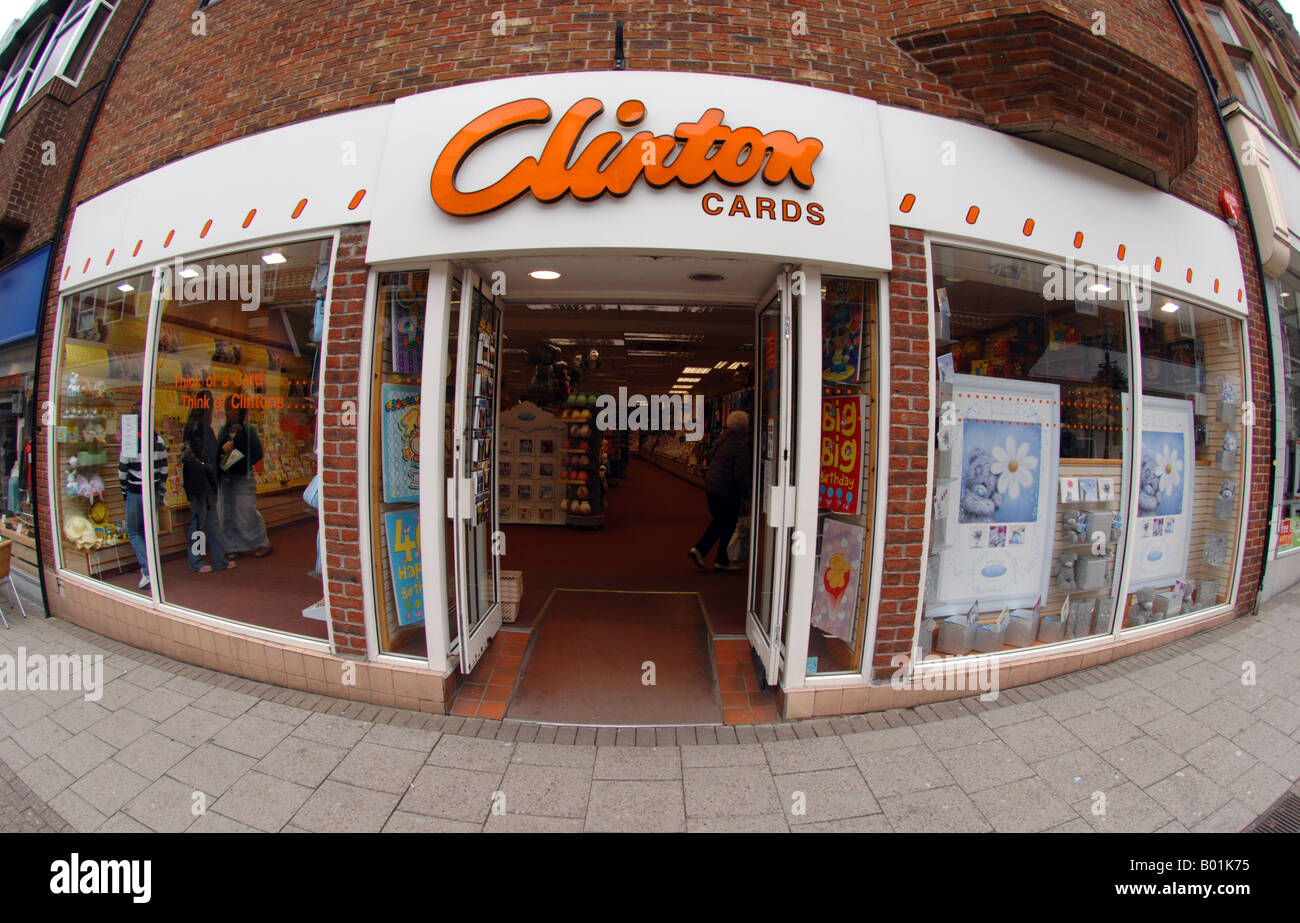 Clinton Karten Shop, England, UK Stockfoto