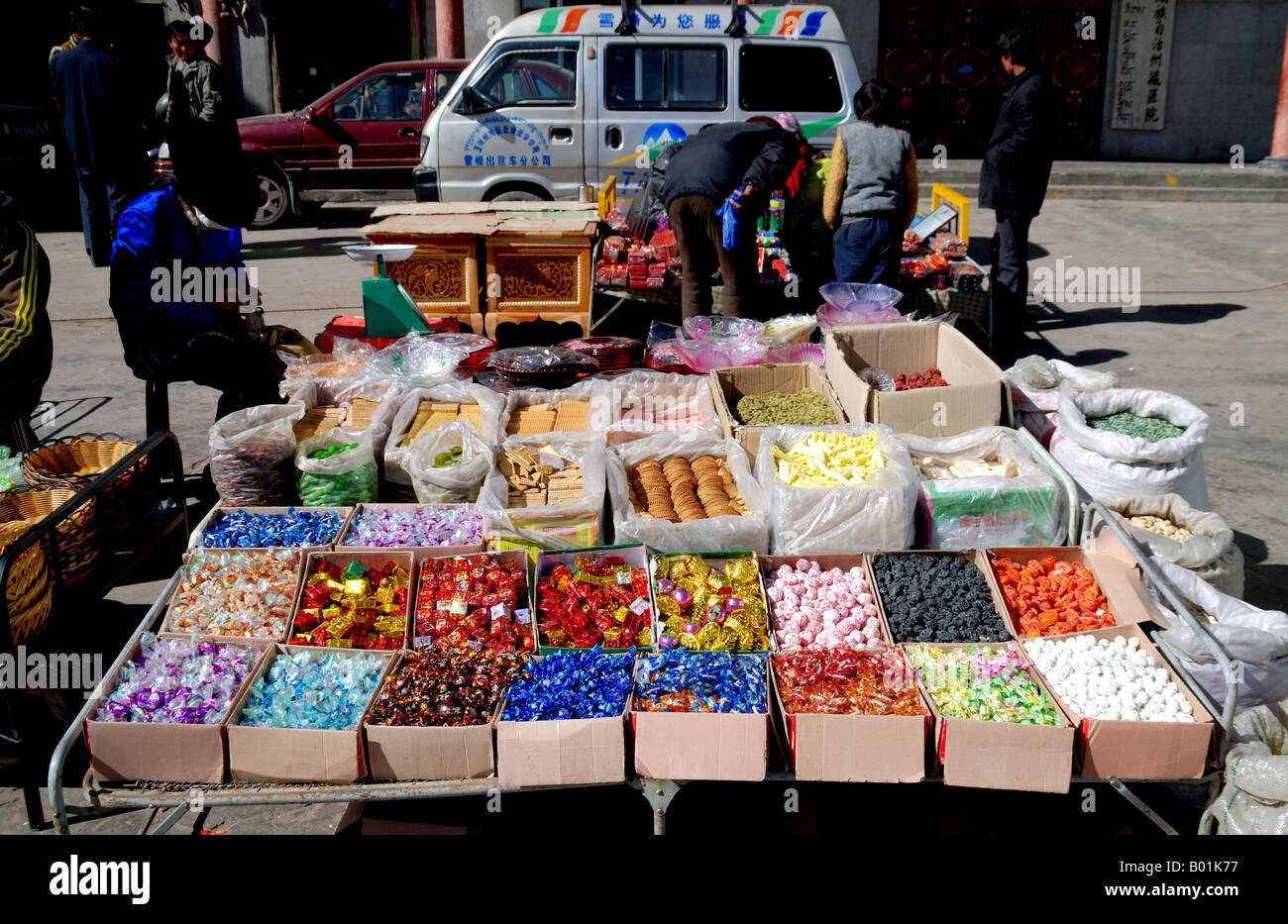 Chinesisch-Straße-shop Stockfoto