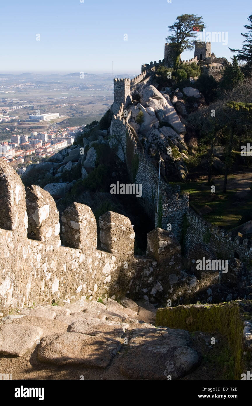 MOURS Schloss in Sintra, Portugal Stockfoto