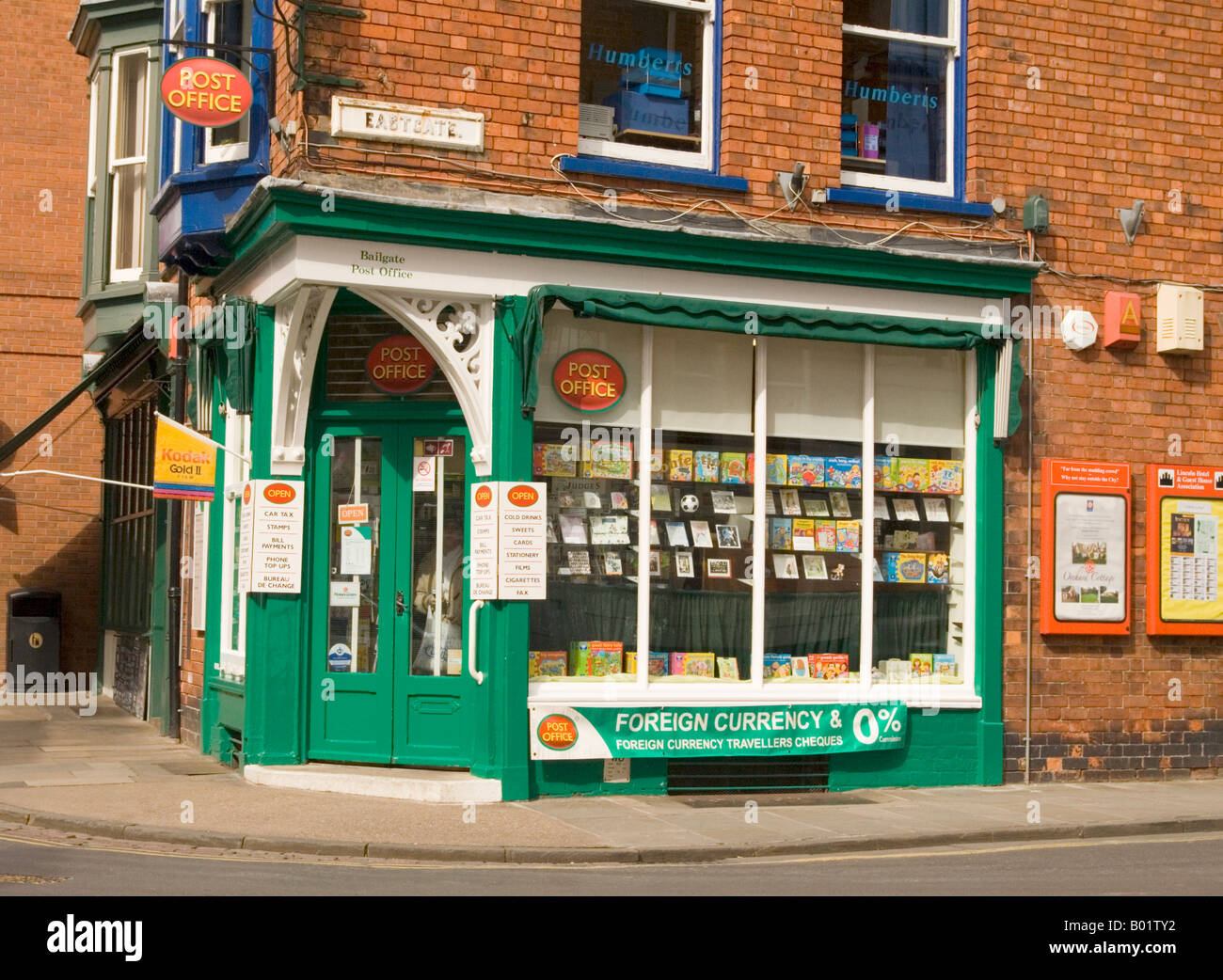 Bailgate Post Office.Government hat angekündigt, dass Post Office Ltd, 2.500 Postämter landesweit zu schließen Stockfoto