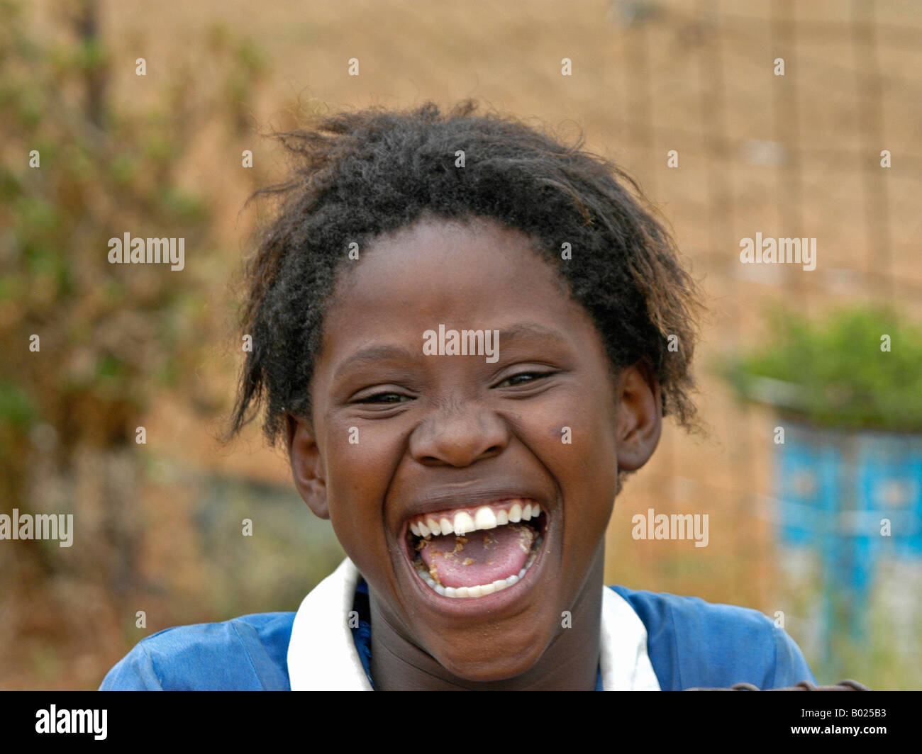 Mädchen in Bonnievale, Südafrika Stockfoto