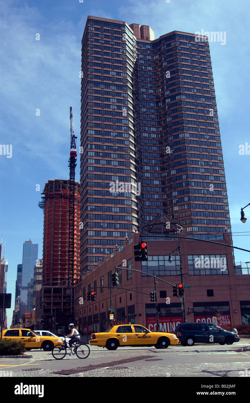 Residenzen und Entwicklung auf der West 42nd Street auf der westlichen Seite von Manhattan Stockfoto