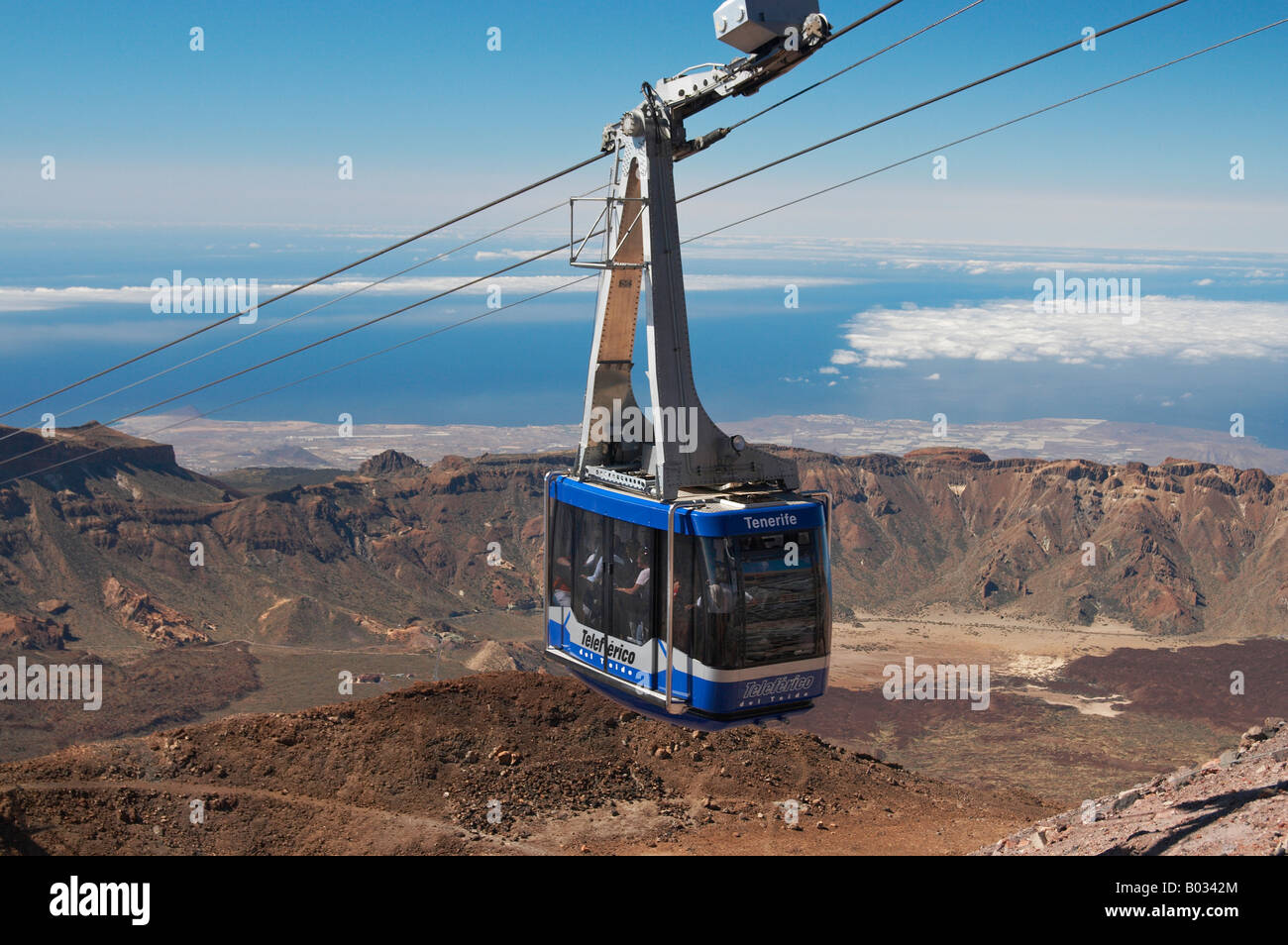 El Teleferico Del Teide, Parque Nacional Del Teide, Teneriffa