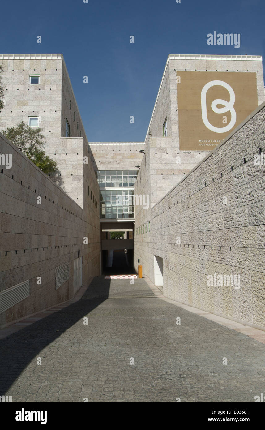 Centro Cultural de Belém in Lissabon Stockfoto