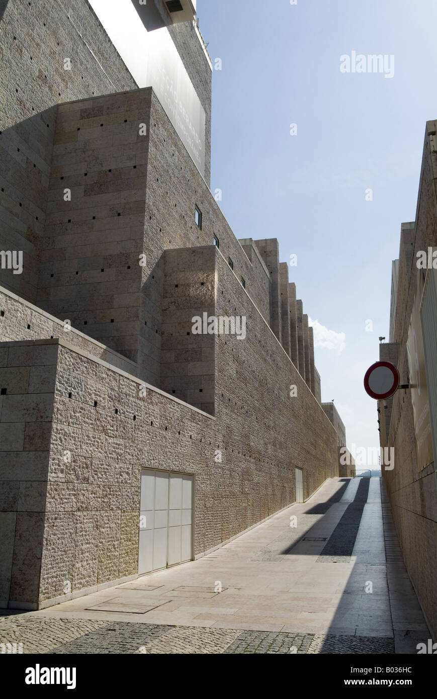 Centro Cultural de Belém in Lissabon Stockfoto