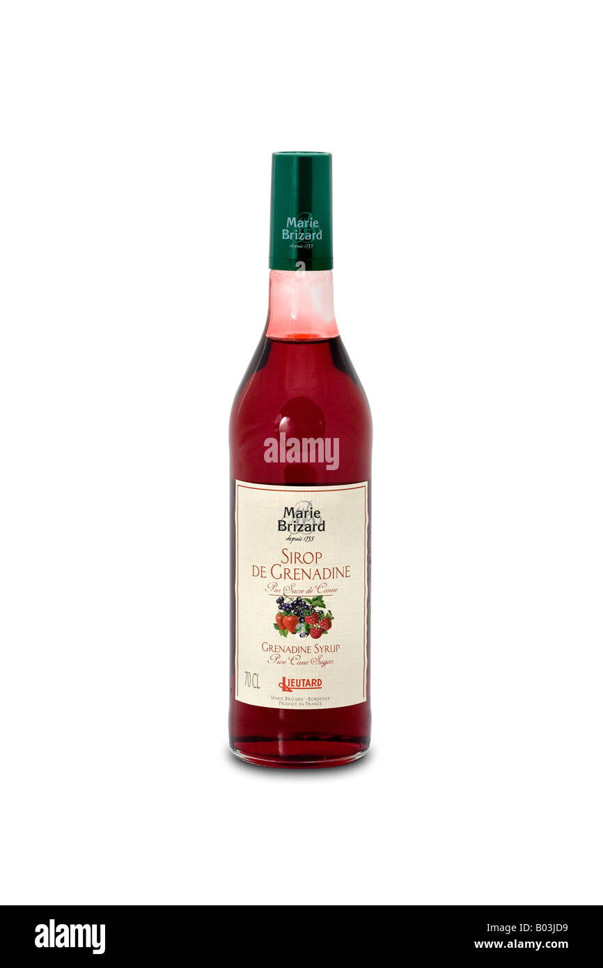 Grenadine sirup -Fotos und -Bildmaterial in hoher Auflösung – Alamy
