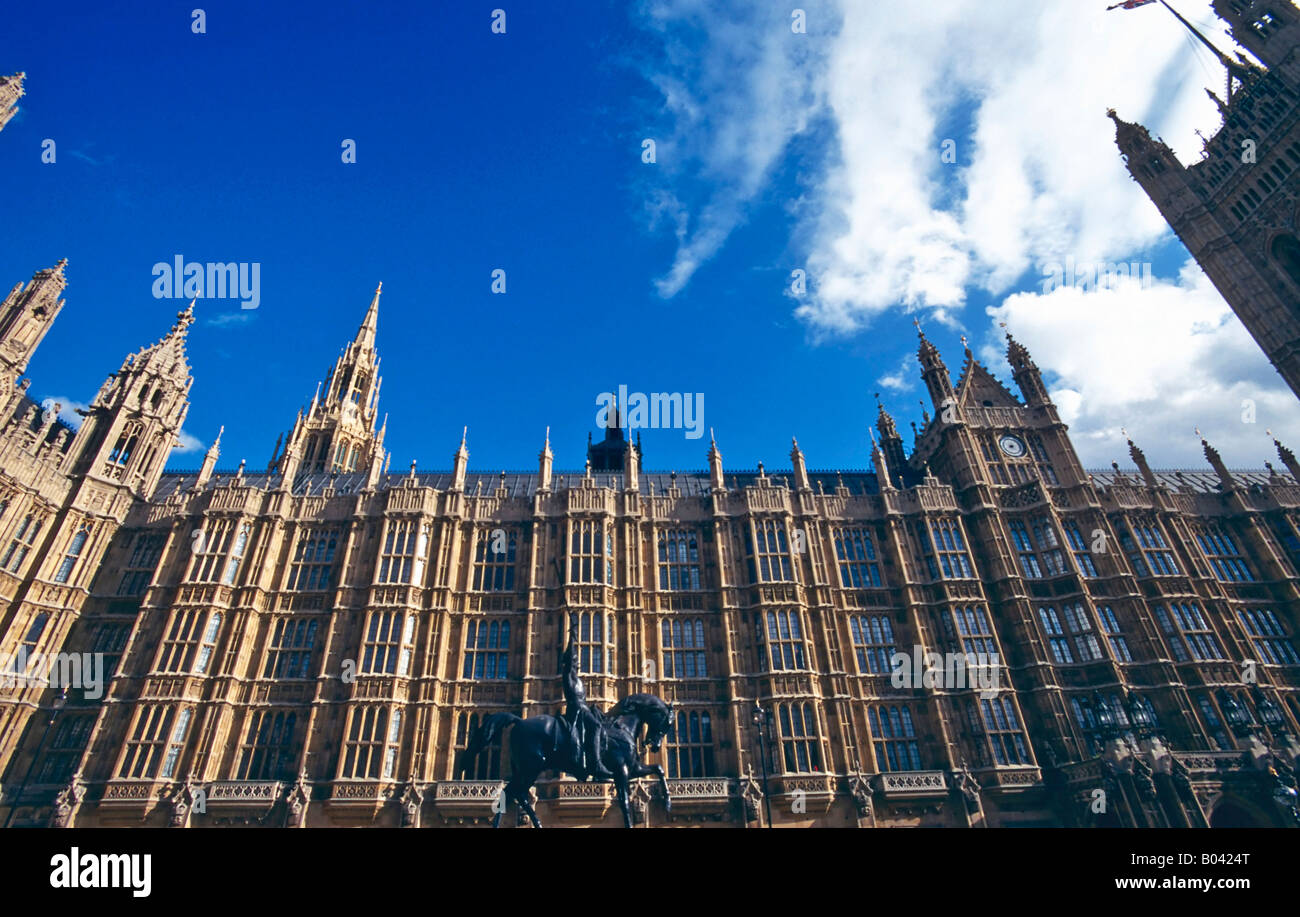 Häuser des Parlaments London England Grossbritannien Stockfoto