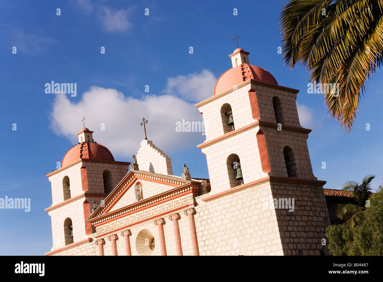 Mission Santa Barbara, Santa Barbara, Kalifornien, USA Stockfoto