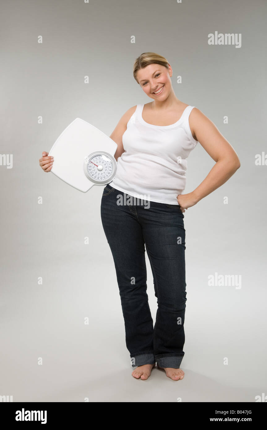 Frau Mit Waage