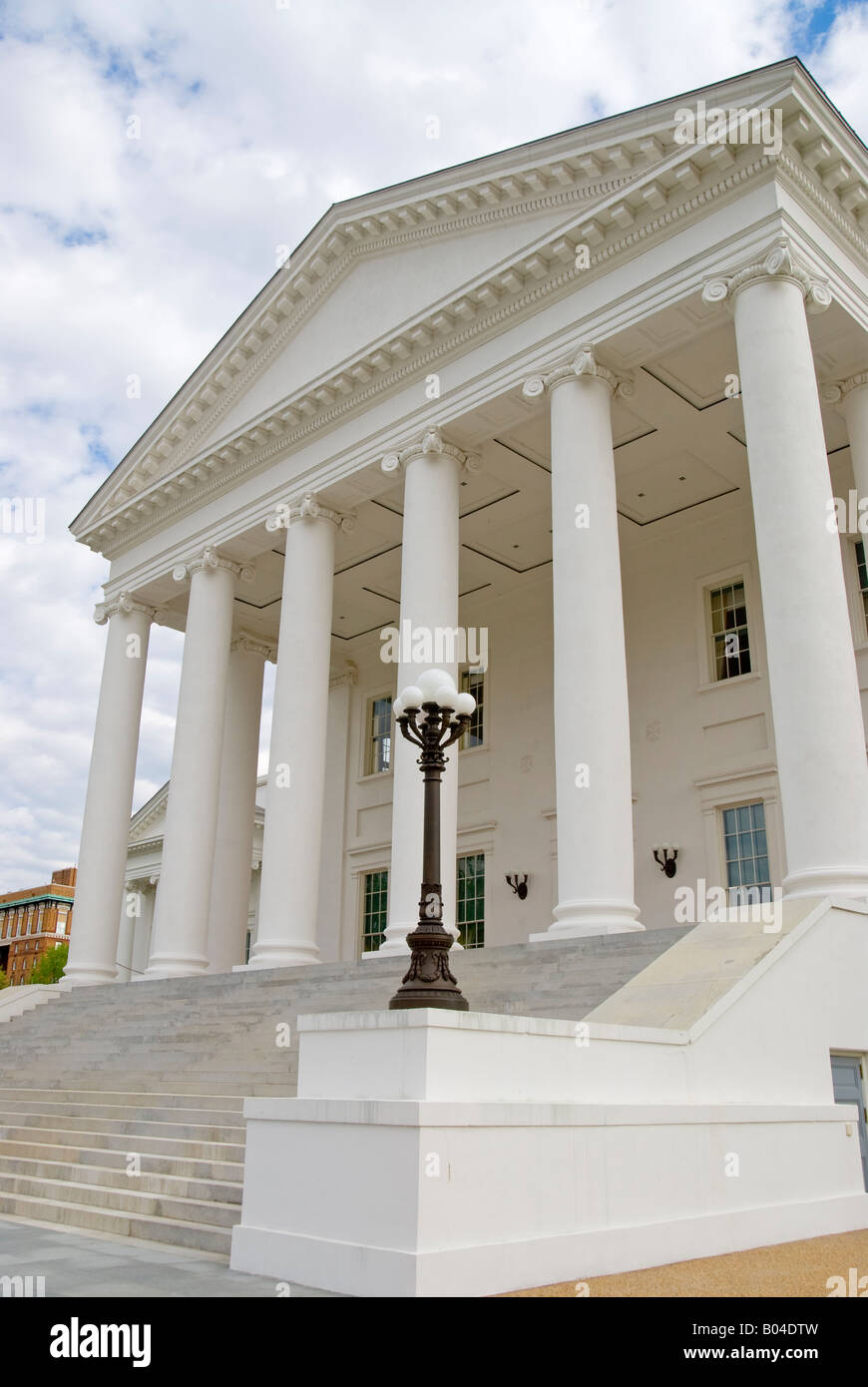 Die Virginia State Capitol building in Richmond, Virginia, den Sitz der Landesregierung Virginia. Stockfoto