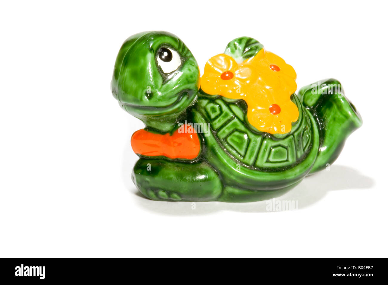 Series-Objekt auf weißen isoliert Spielzeug Schildkröte Stockfoto