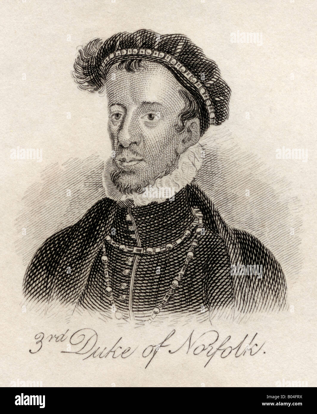 Thomas Howard, 3. Herzog von Norfolk, Earl of Surrey, Earl Marshal, 1473 - 1554. Prominente Tudor Politiker. Stockfoto