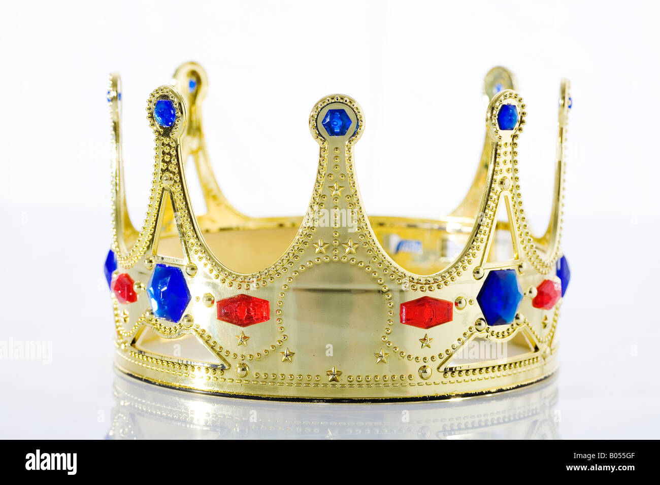 Krone mit Juwelen Stockfoto