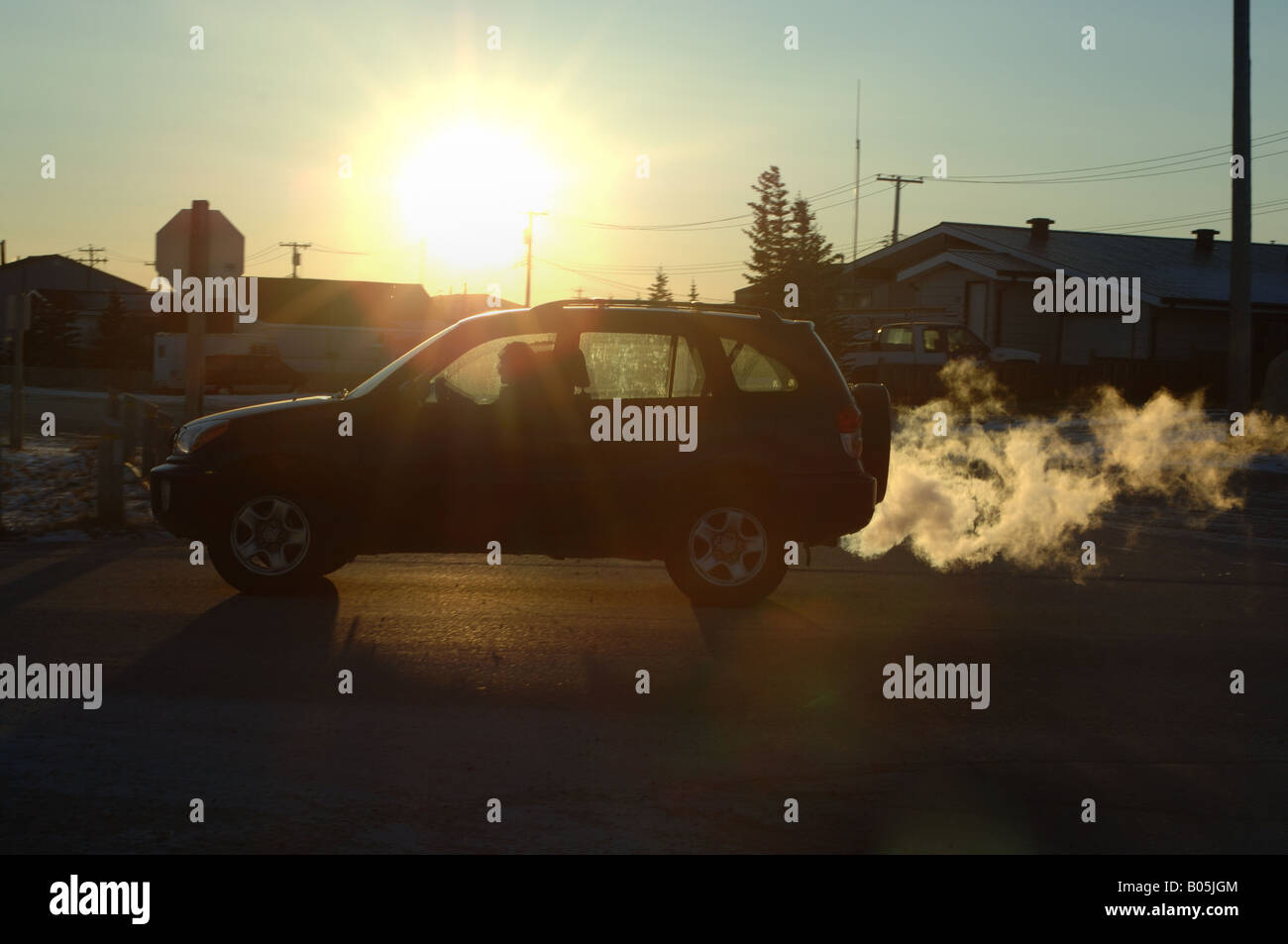 Churchill Manitoba Nahverkehr Stockfoto