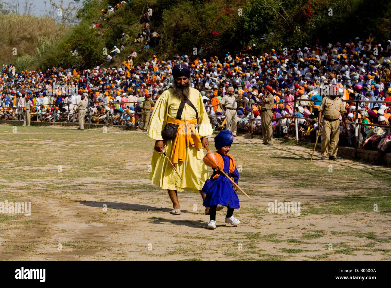 Hollamohallo Festival, Anandpursahib, Punjab, Indien Stockfoto