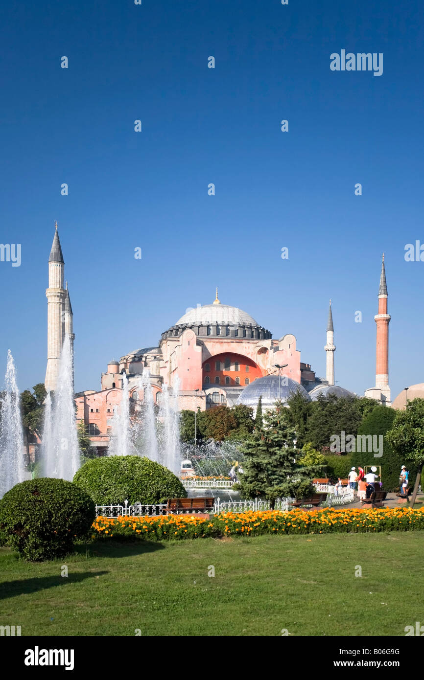 Aya Sofia (Hagia Sophia), Sultanahmet, Istanbul, Türkei Stockfoto