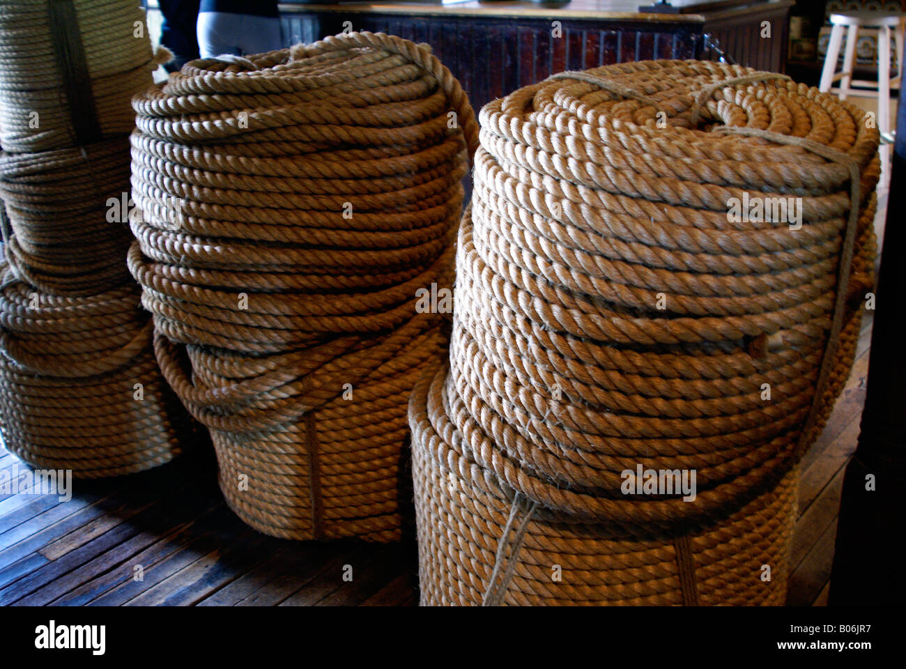 Historischen Gemischtwarenladen Bonaventure Island Perce Quebec Stockfoto