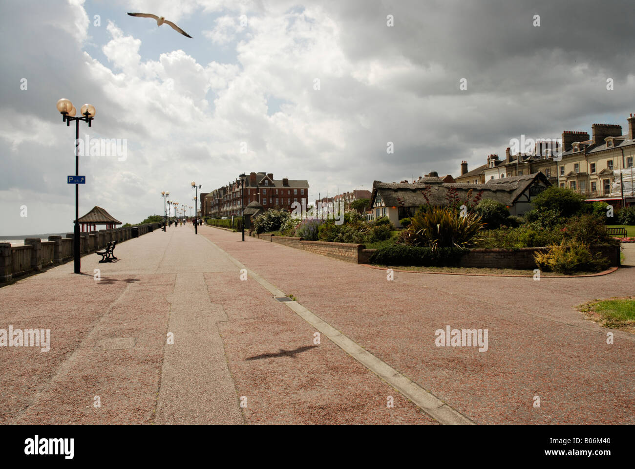 Die Promenade Lowestoft. Stockfoto