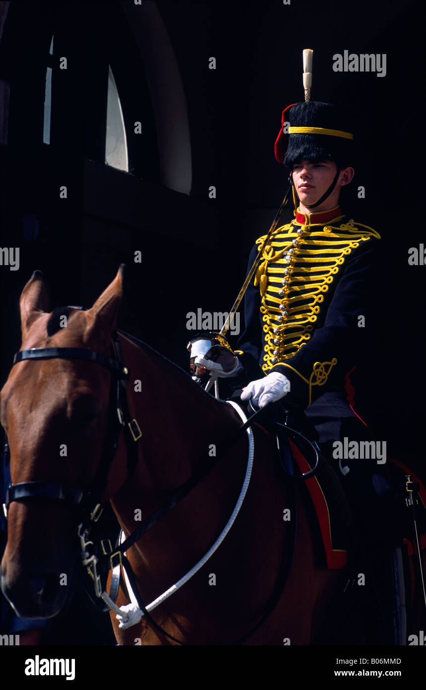 Des Königs Troop, Royal Horse Artillery Stockfoto