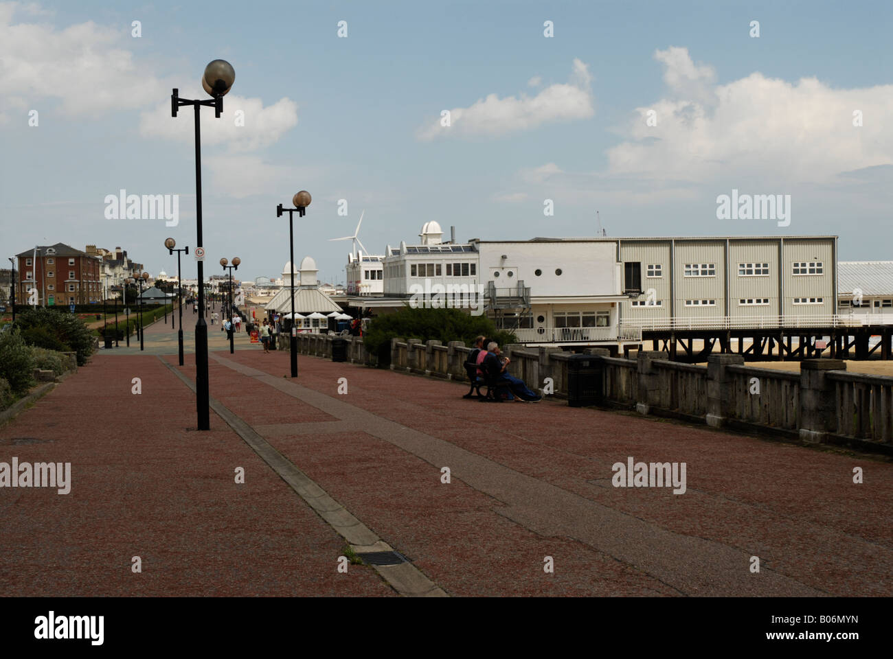 Die Promenade Lowestoft. Stockfoto