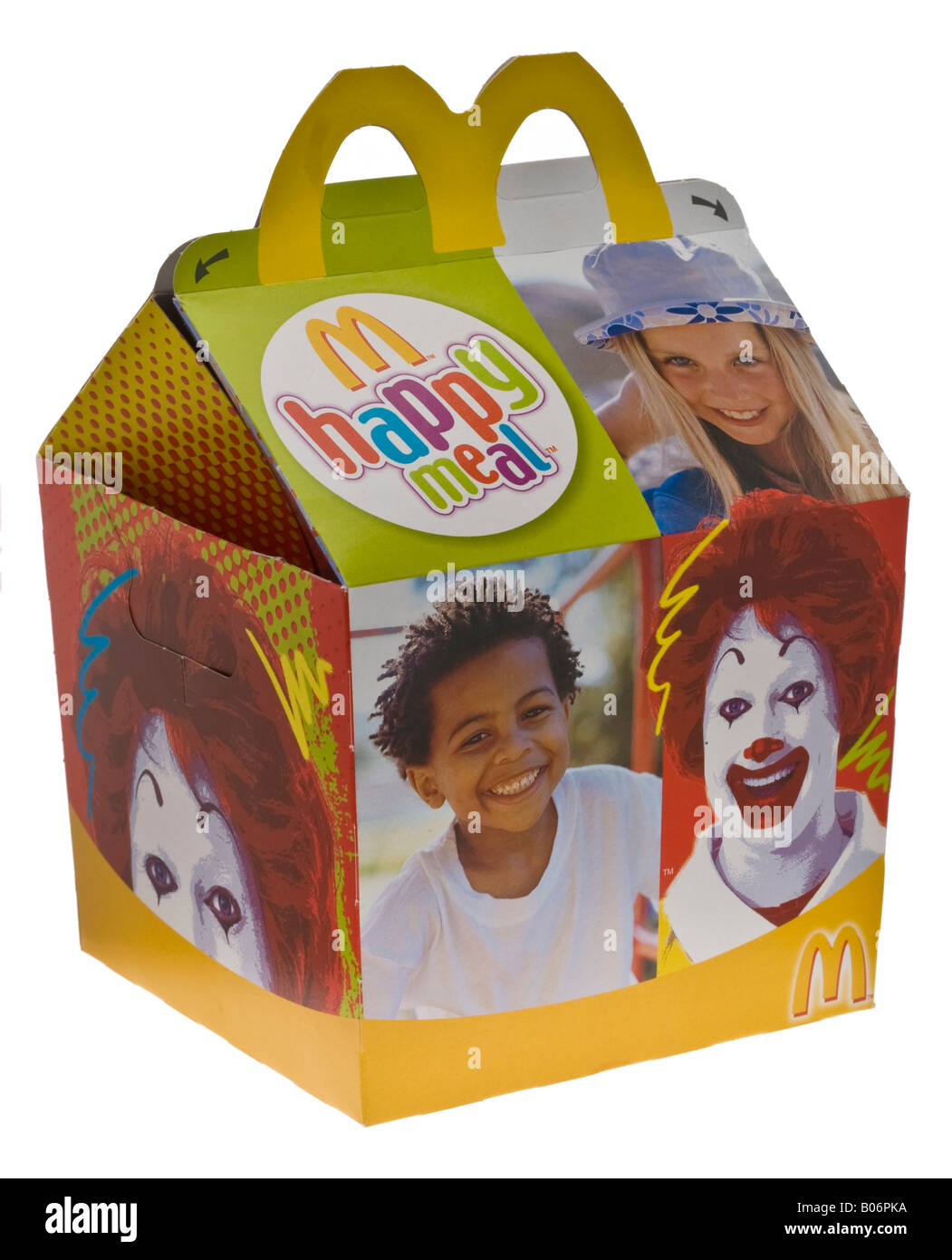 McDonald's Kinder Happy Meal Stockfoto