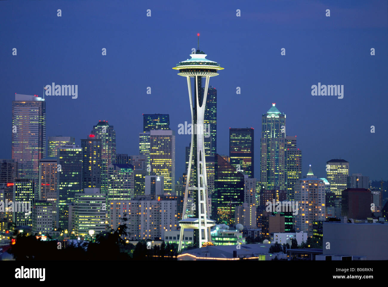 Space Needle Seattle Washington USA Stockfoto