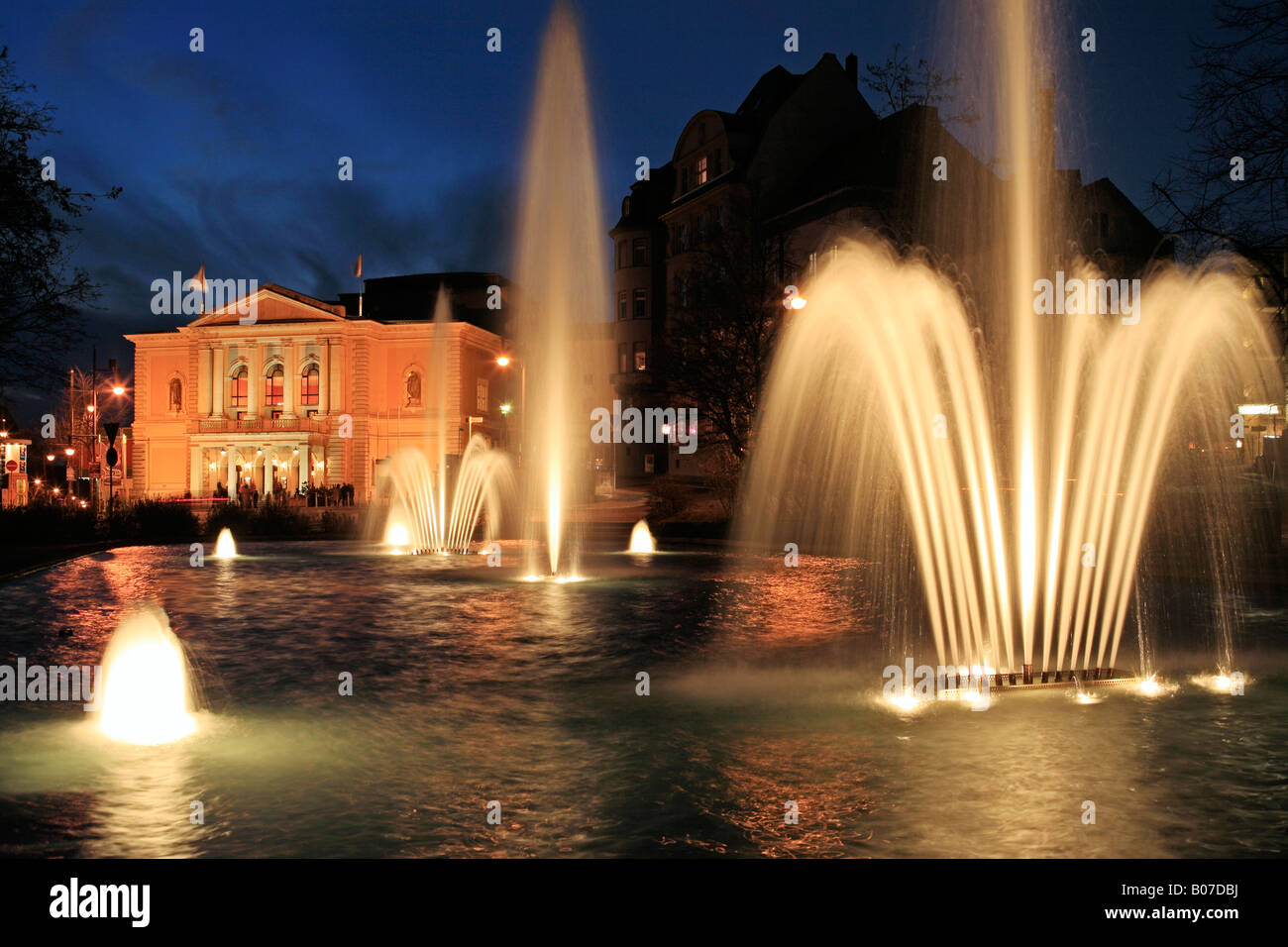 Opernhaus Halle (Saale), Deutschland Stockfoto