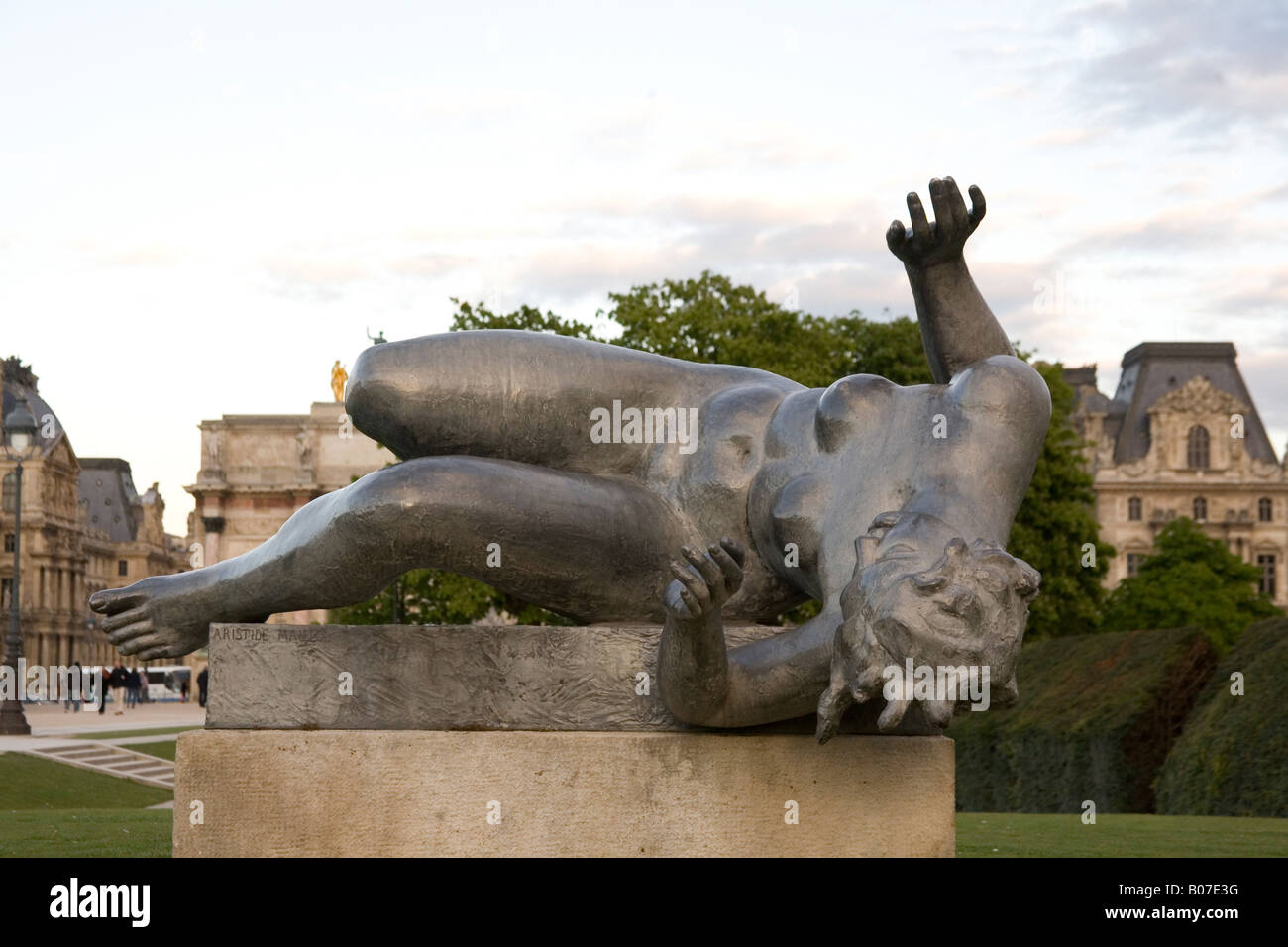 The River, by Aristide Maillol,Jardin des Tuileries, Paris, Frankreich. Stockfoto