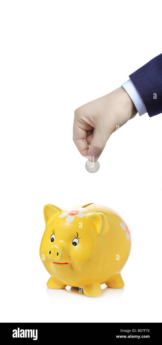 Einsparungen Stockfoto