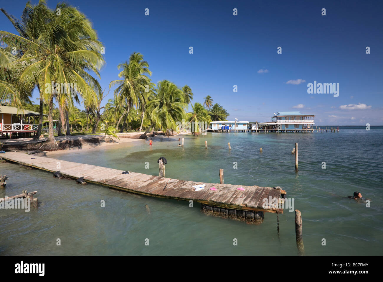 Panama, Provinz Bocas del Toro, Doppelpunkt-Insel (Isla Colon) Stockfoto