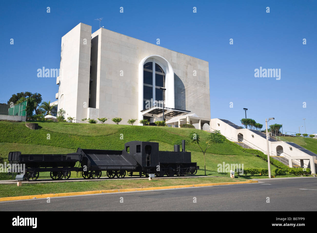 Panama, Panama-Kanal, Miraflores Locks, Miraflores Besucherzentrum Stockfoto