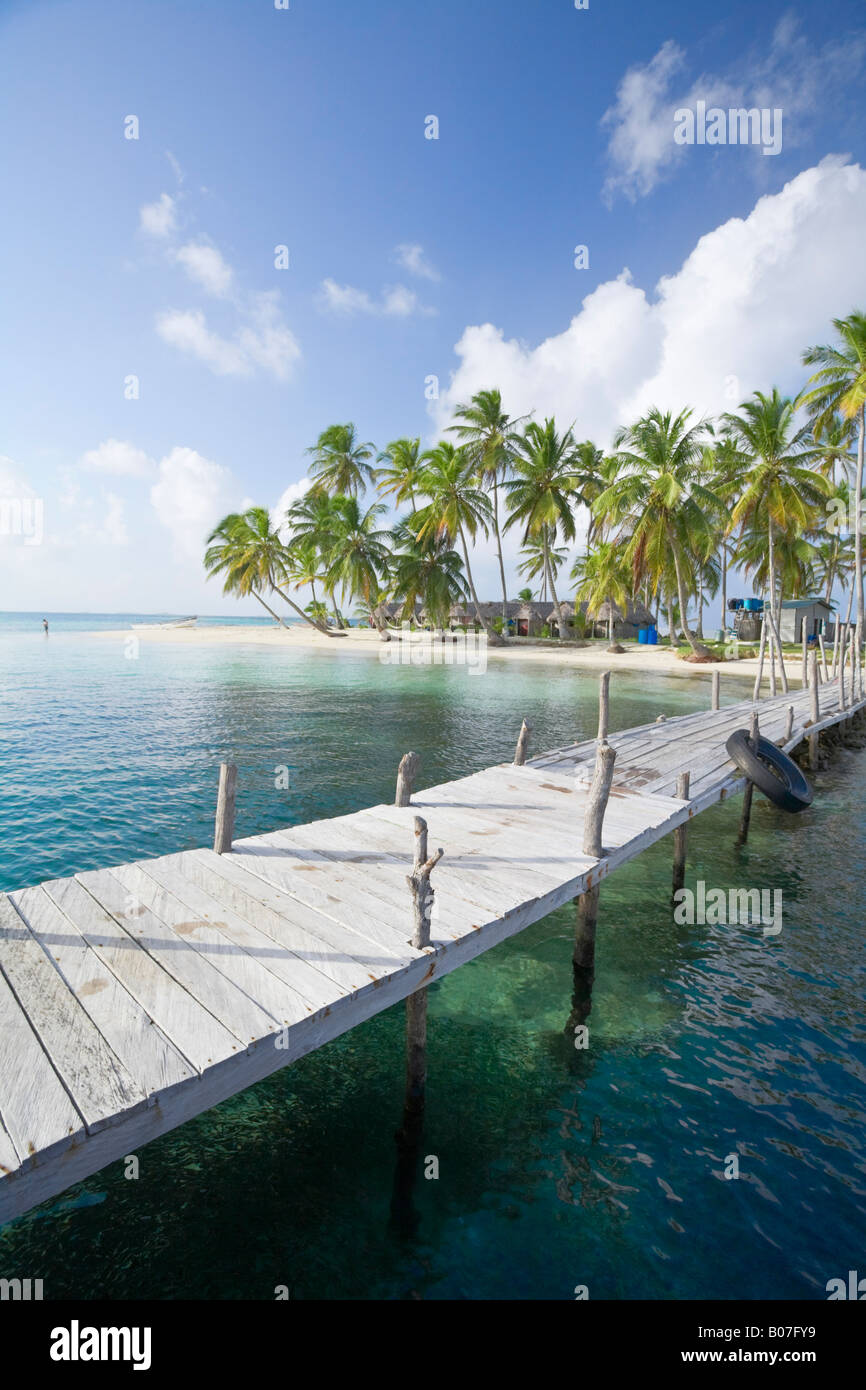 Panama, Comarca de Kuna Yala, San Blas Islands, Kuanidup Grande Stockfoto