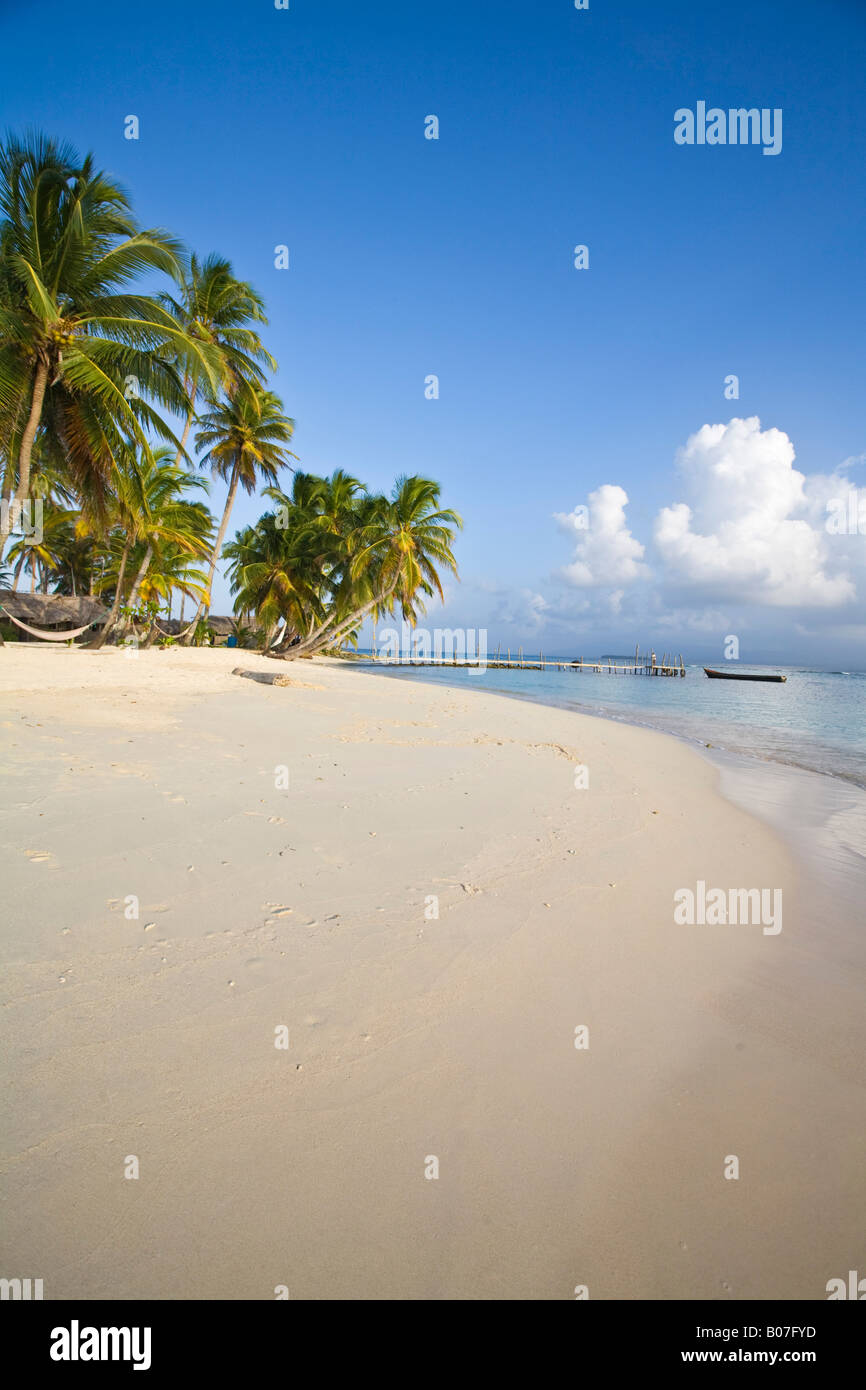 Panama, Comarca de Kuna Yala, San Blas Islands, Kuanidup Grande Stockfoto