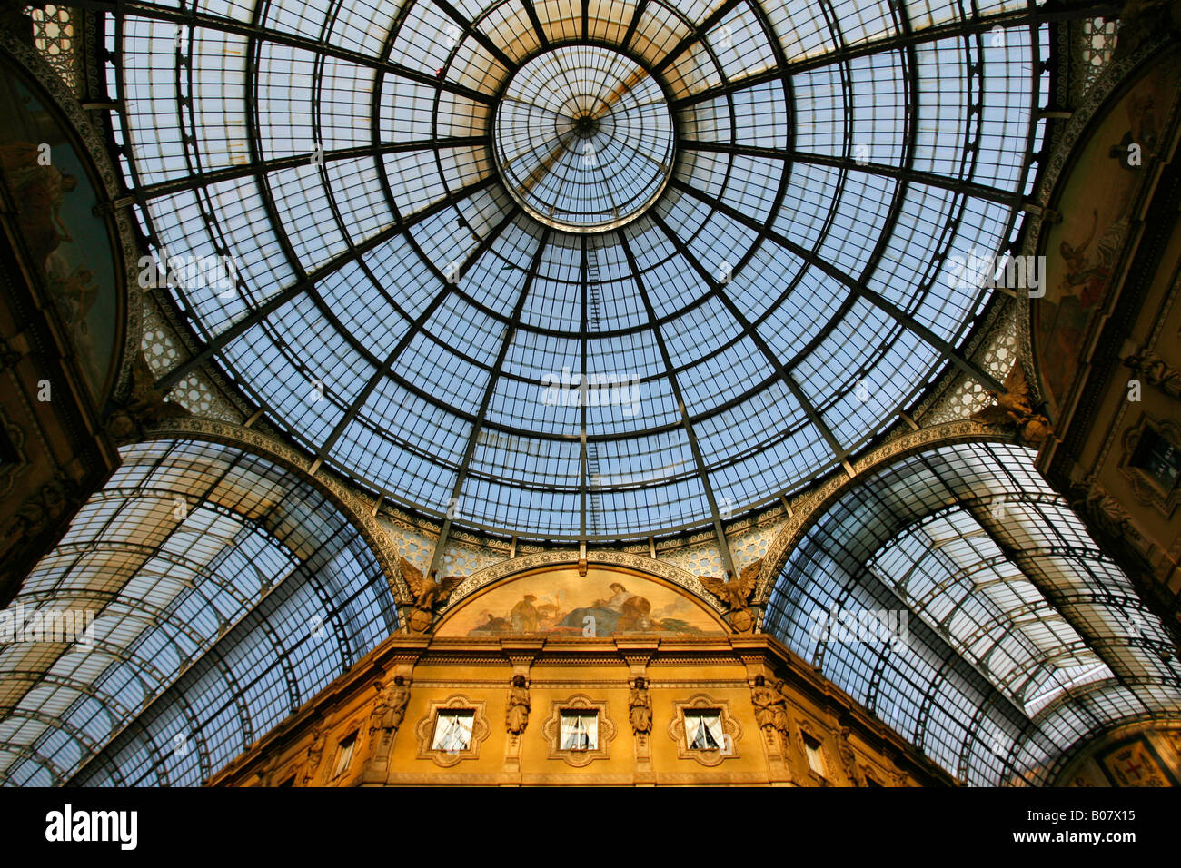 Galleria Vittorio Emanuele II Mailand Italien Stockfoto