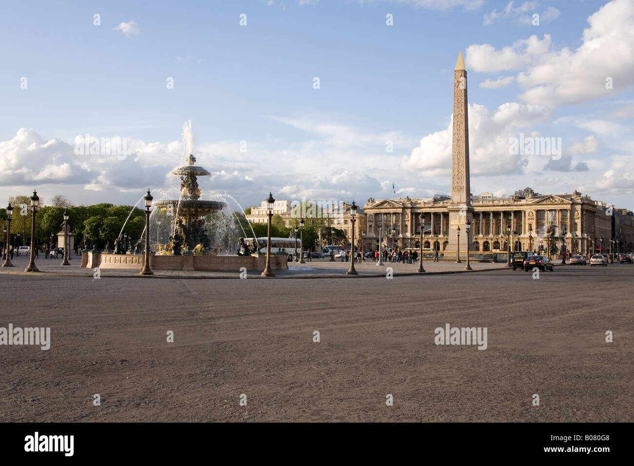 Place De La Concorde Paris Frankreich Stockfoto