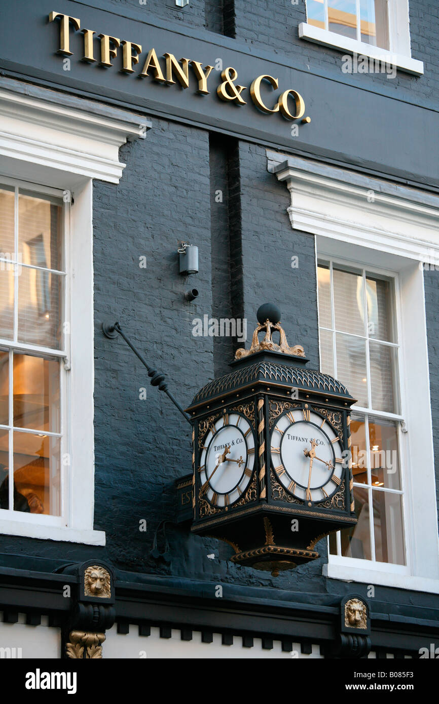 Tiffany Store, London Stockfoto