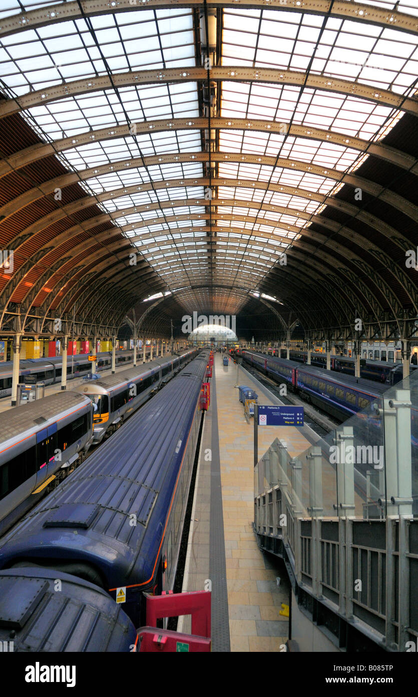 Bahnhof Paddington London Vereinigtes Königreich Stockfoto