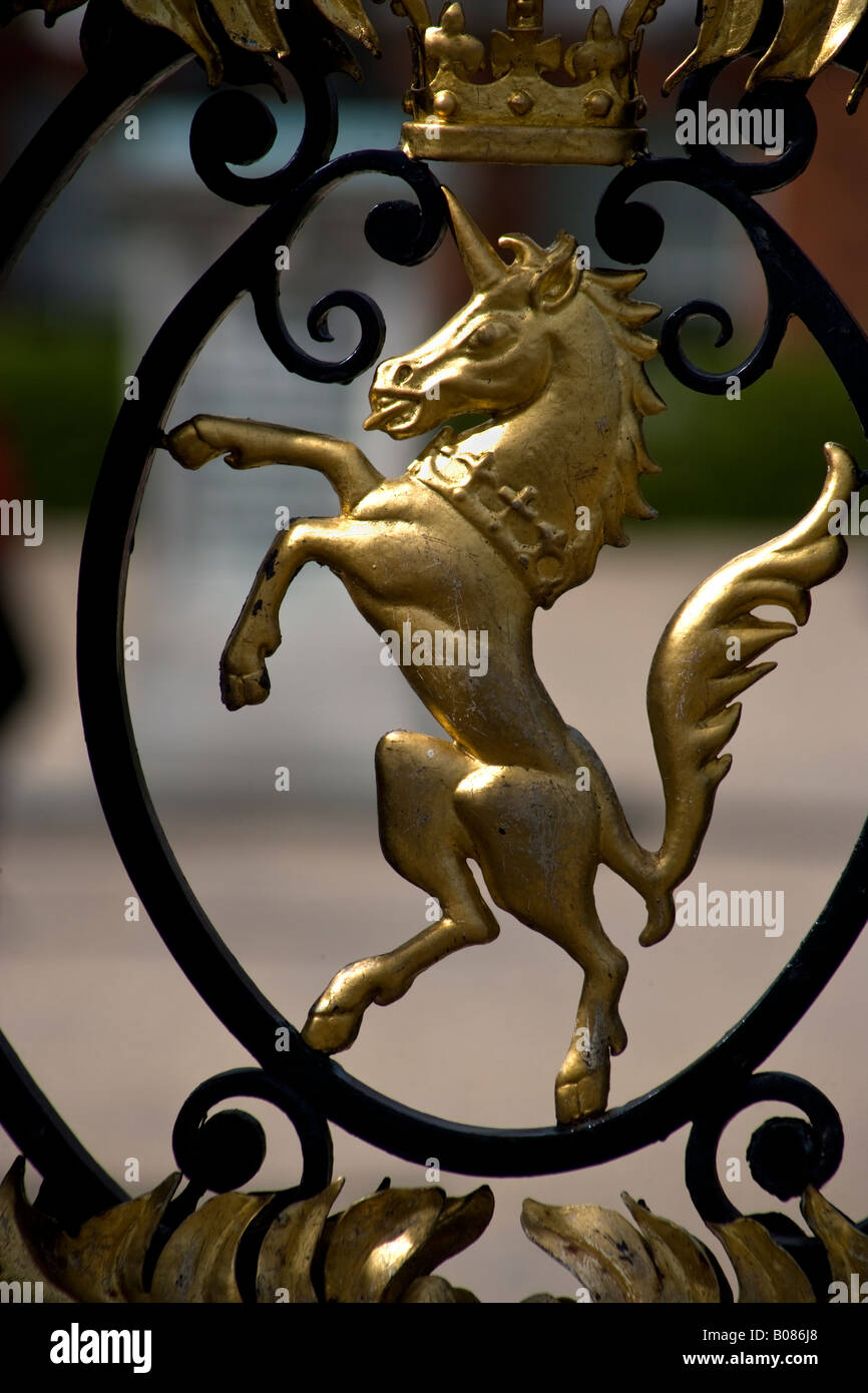 Gate Detail Kensington Palace London Stockfoto