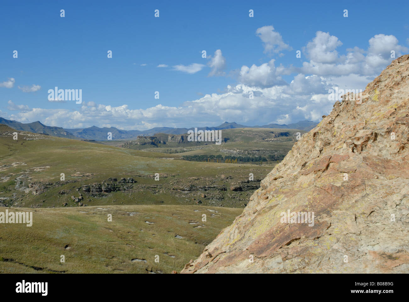 Der Maluti Berge, in der Nähe von Clarence, Südafrika. Foto: Eva-Lotta Jansson Stockfoto