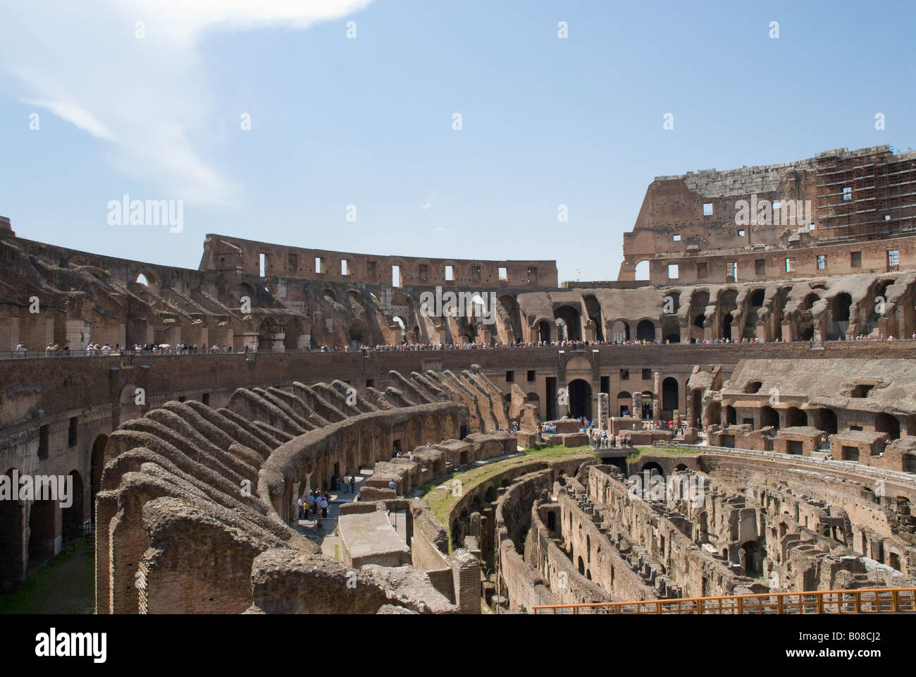 Kolosseum Colosseo Rom Arena und hypogeum Stockfoto