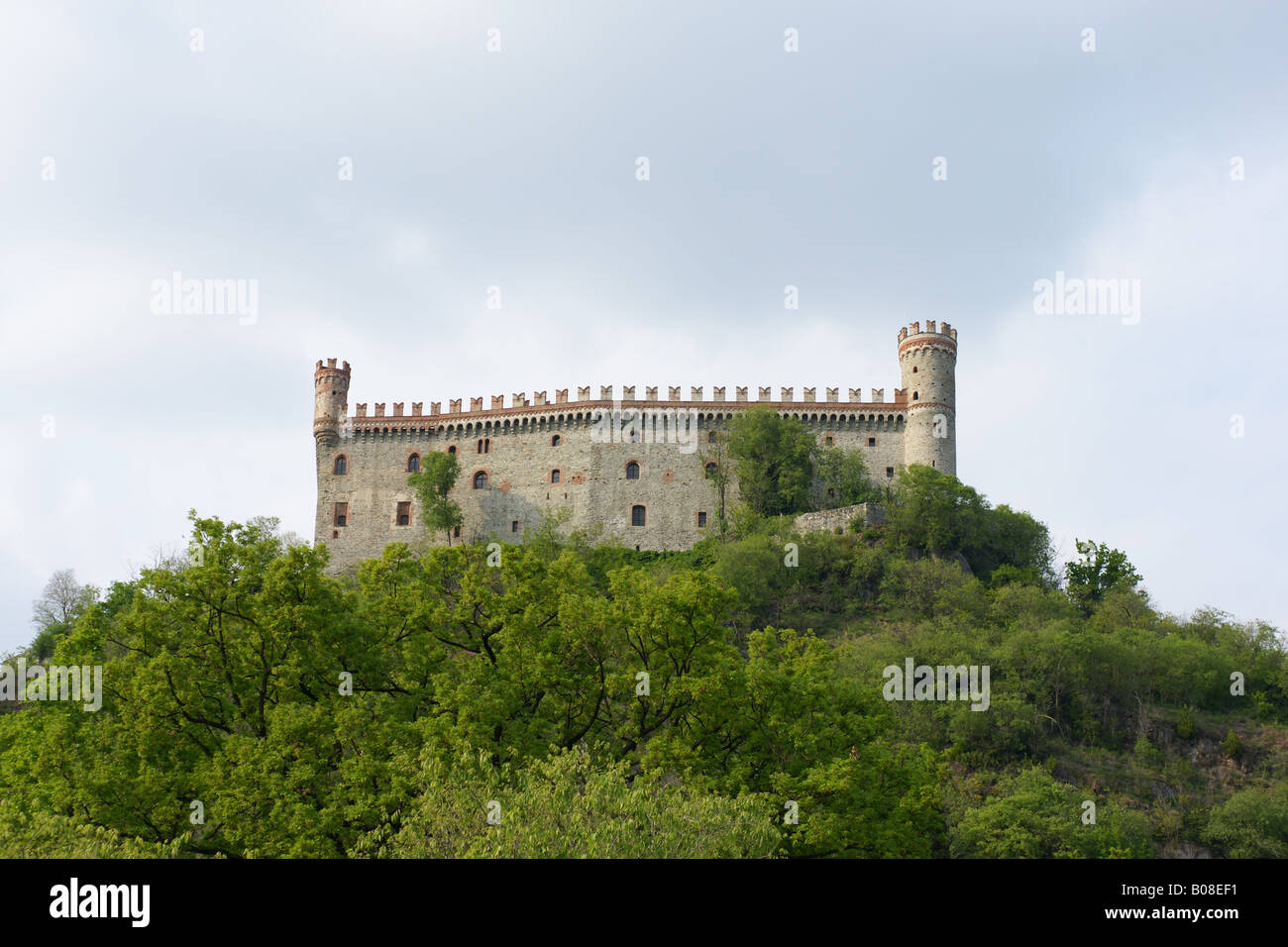 Montalto Dora Castle Stockfoto